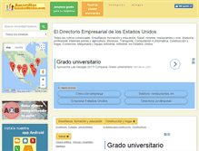 Tablet Screenshot of amarillasestadosunidos.com
